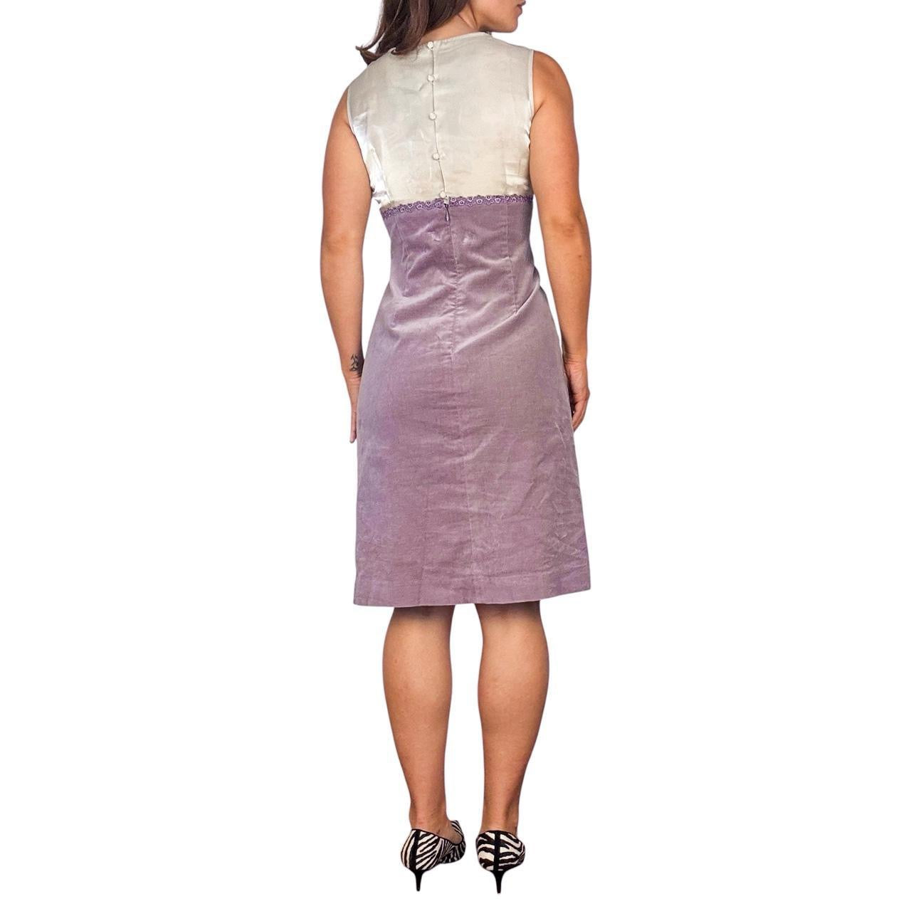 Japanese Vintage Velvet Midi Dress (M)