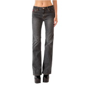 90s Gray Flare Jeans (S)