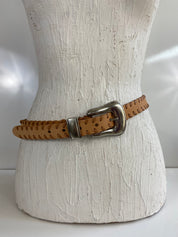 Tan leather belt