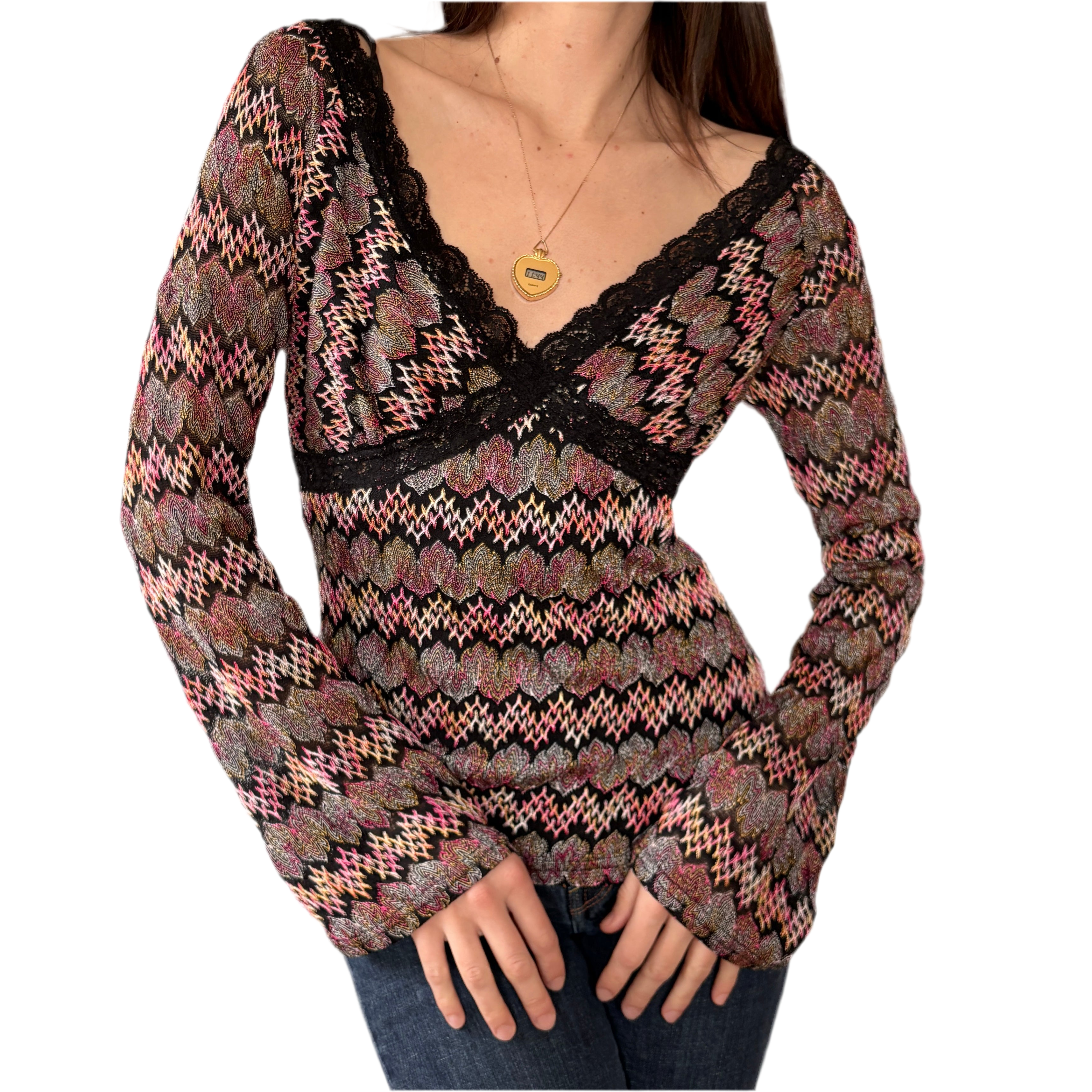 Y2K Mesh Top (M/L)