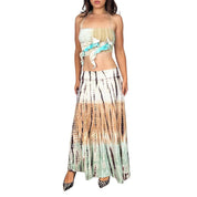 Vintage Tie Dye Maxi Skirt (L)