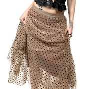 Polka Dot Tulle Maxi Skirt (XS/S)