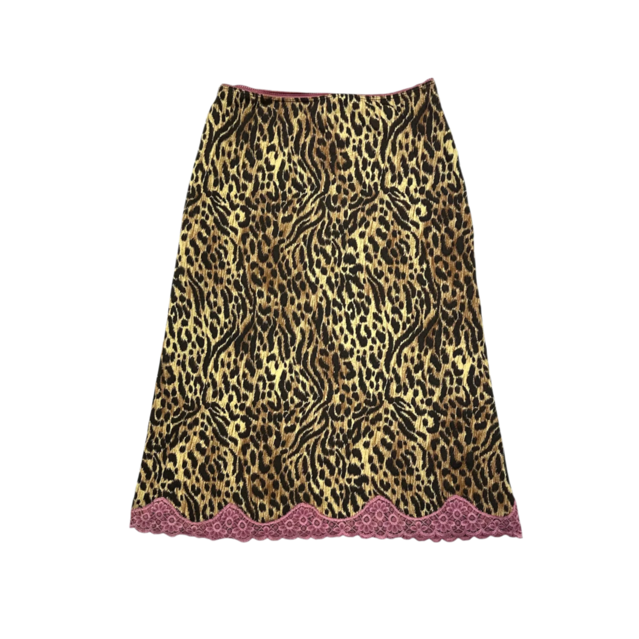 Morgan De Toi Leopard Midi Skirt (XS)