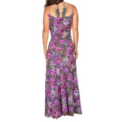90s Floral Embellished Maxi Dress (L)