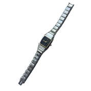Silver Square Cocktail Watch