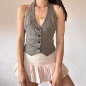 Y2K Halter Vest (S/M)