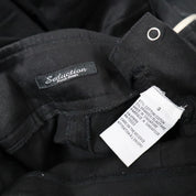 Y2K Low Rise Buckle Flare Pants (S)