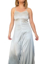 1970s Ice Princess Jersey Dress (M)