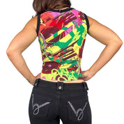 Custo Barcelona Psychedelic Tank Top (L)