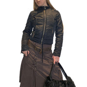 Miss Sixty Quilted Moto Jacket Coat (S)