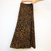 Slinky Leopard Maxi Skirt (XS/S)