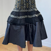 Vintage Italian Beaded Dress (M)