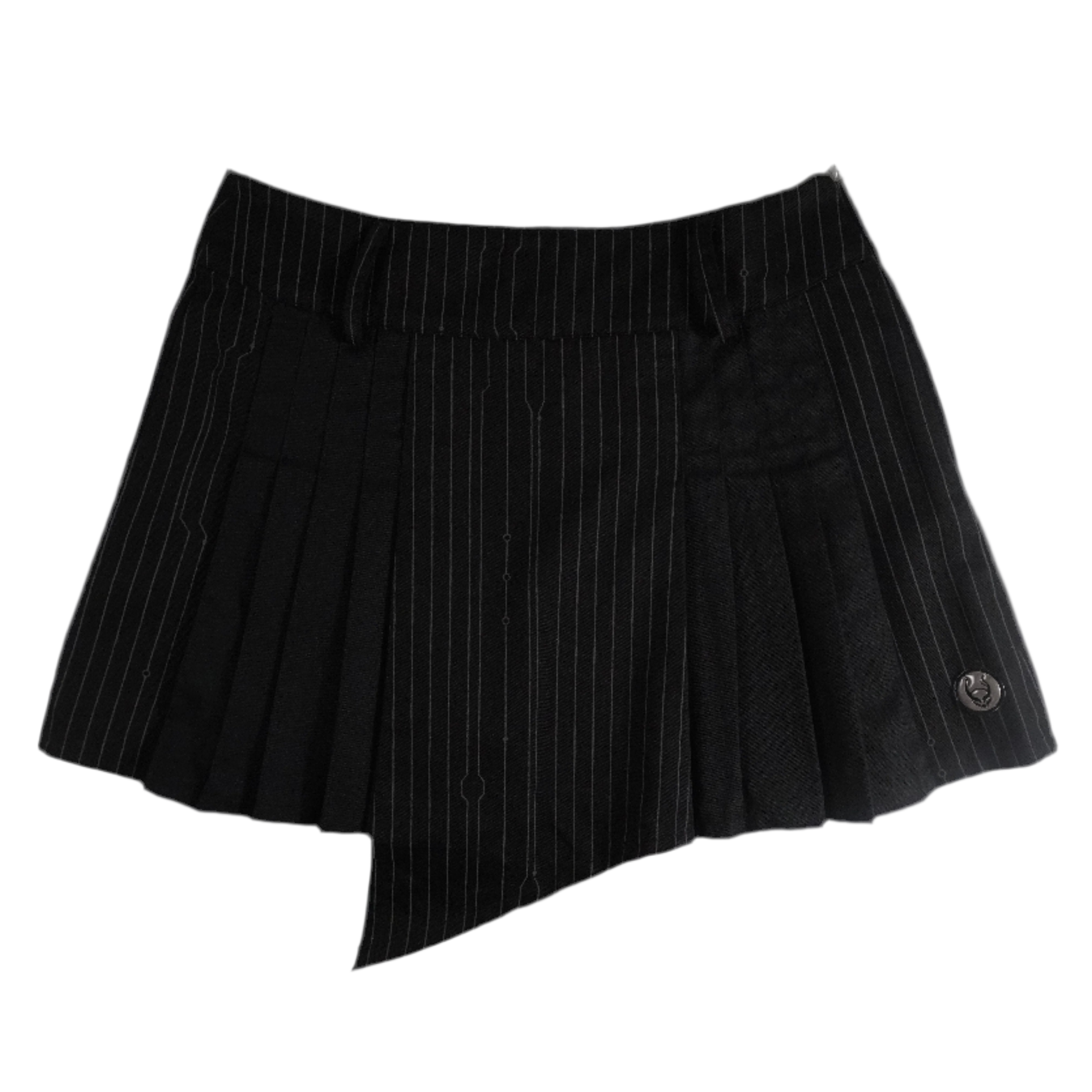 Cyberdog Asymmetric Mini Skirt (S)