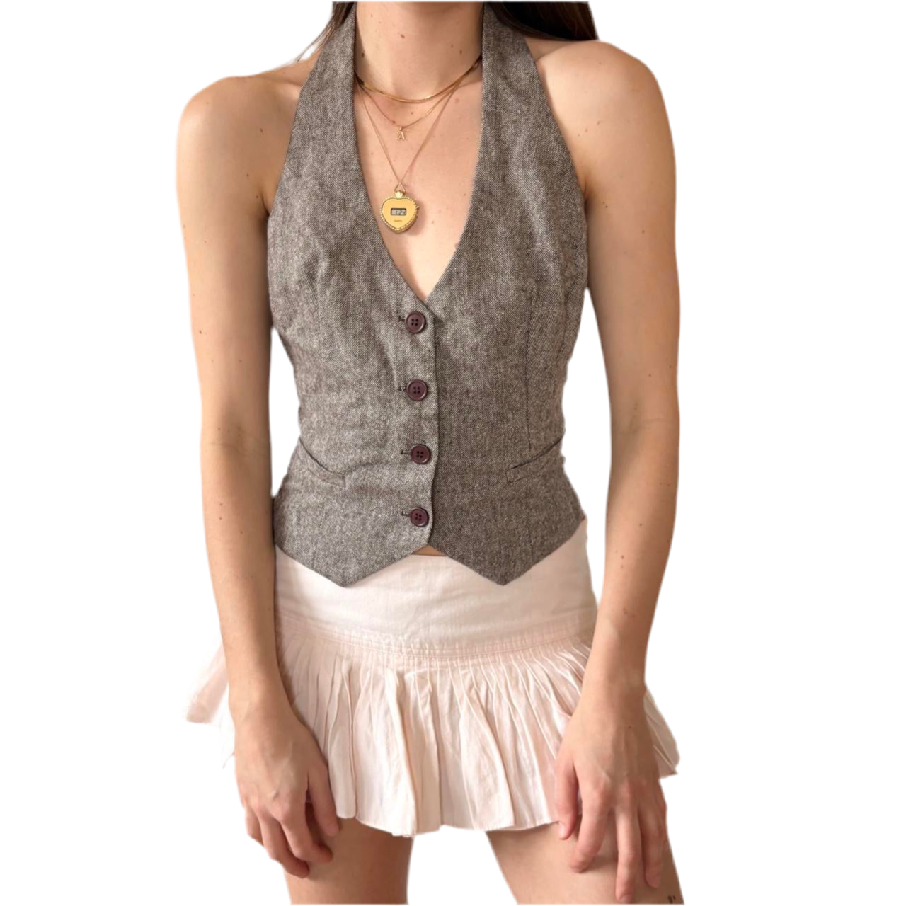 Y2K Halter Vest (S/M)