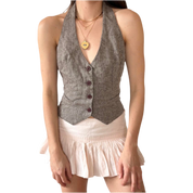 Y2K Halter Vest (S/M)
