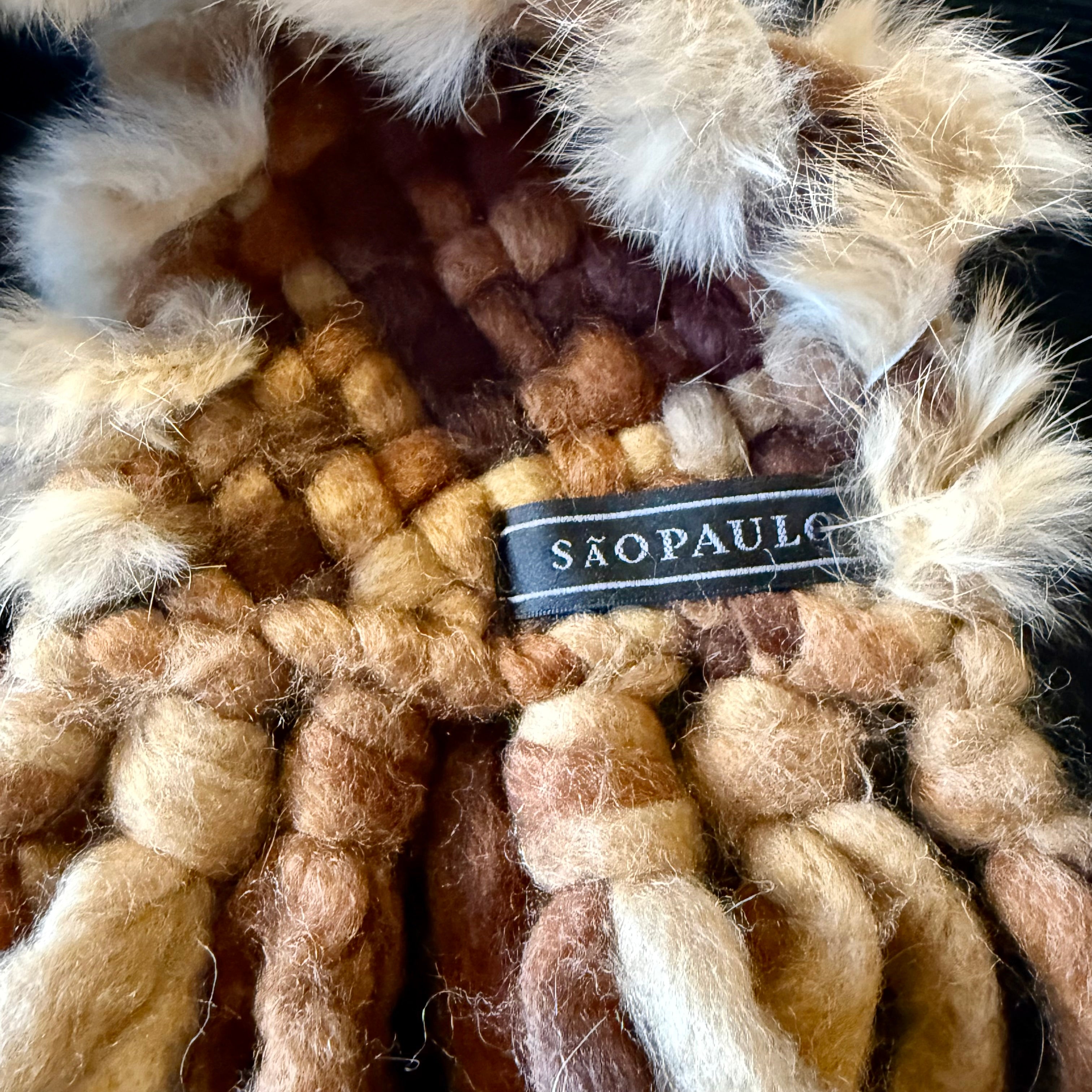 Vintage saopaulo wool scarf