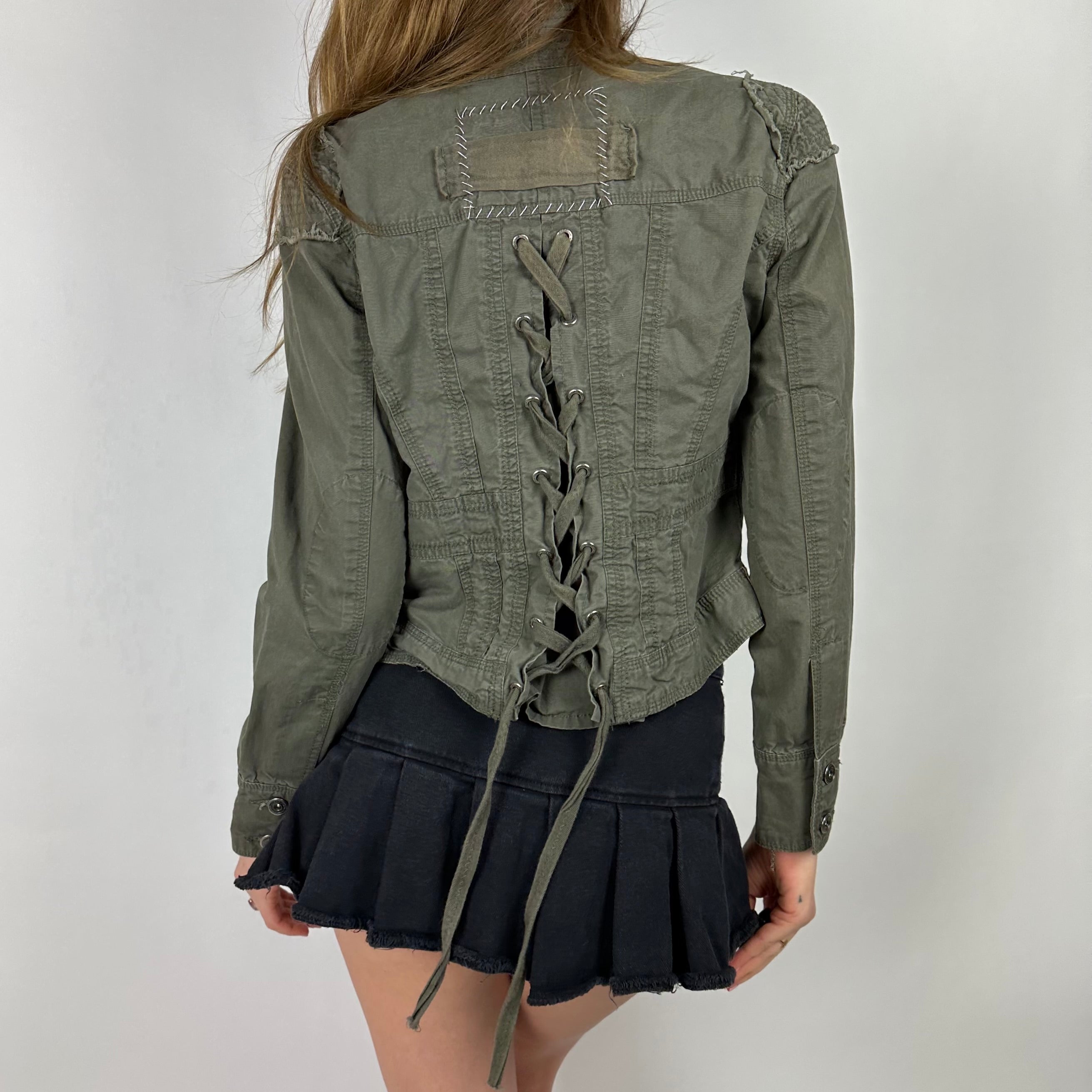 00’s Military Style Jacket (S/M)