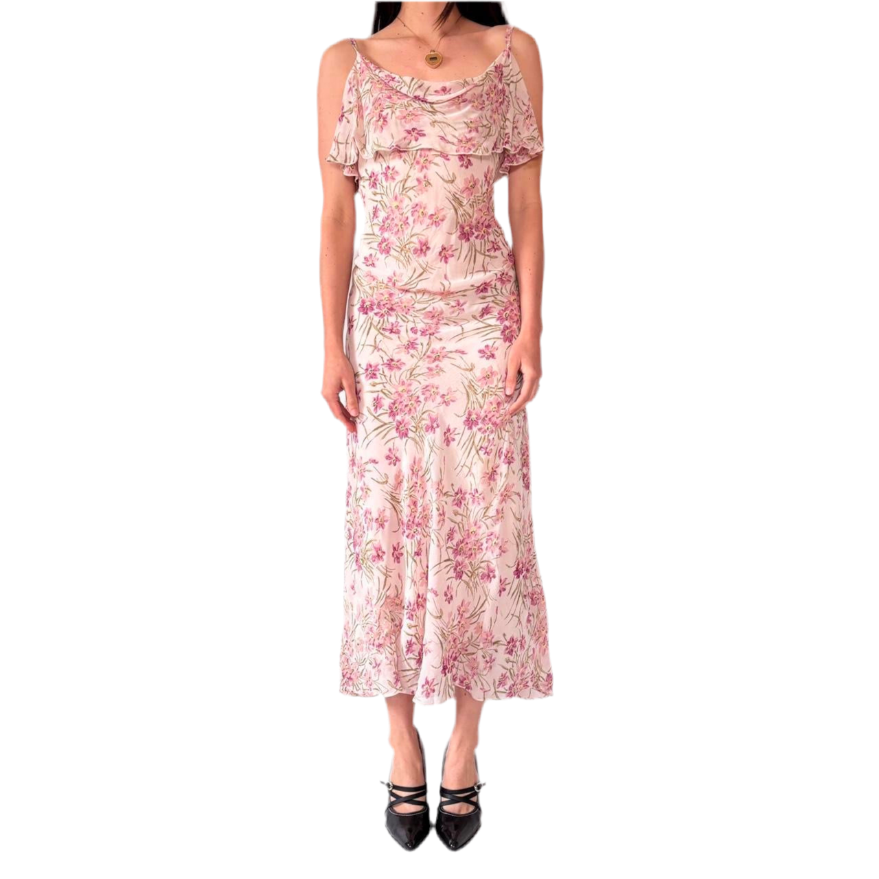 90s bias cut dress 90s BIAS CUT GOWN – deep end vintage main image 1