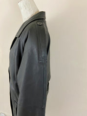 NEW PHASE 2 Long Leather Trench Coat