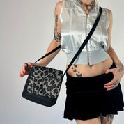 00s Leopard Crossbody Purse
