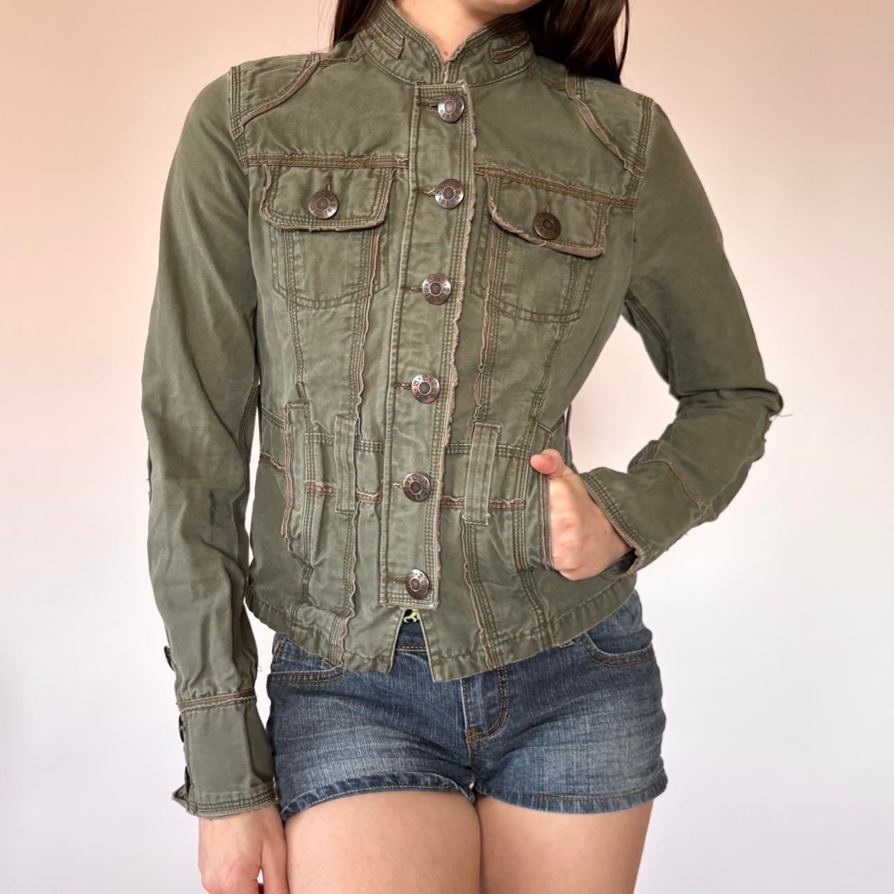 Y2K Cargo Jacket (XS/S)