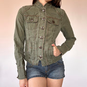 Y2K Cargo Jacket (XS/S)