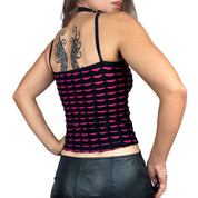 90s Gothic Fishnet Cami (M)