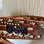 Vintage USA eagle belt