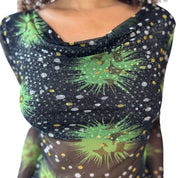 Vintage Euro Mesh Sequin Top (S)