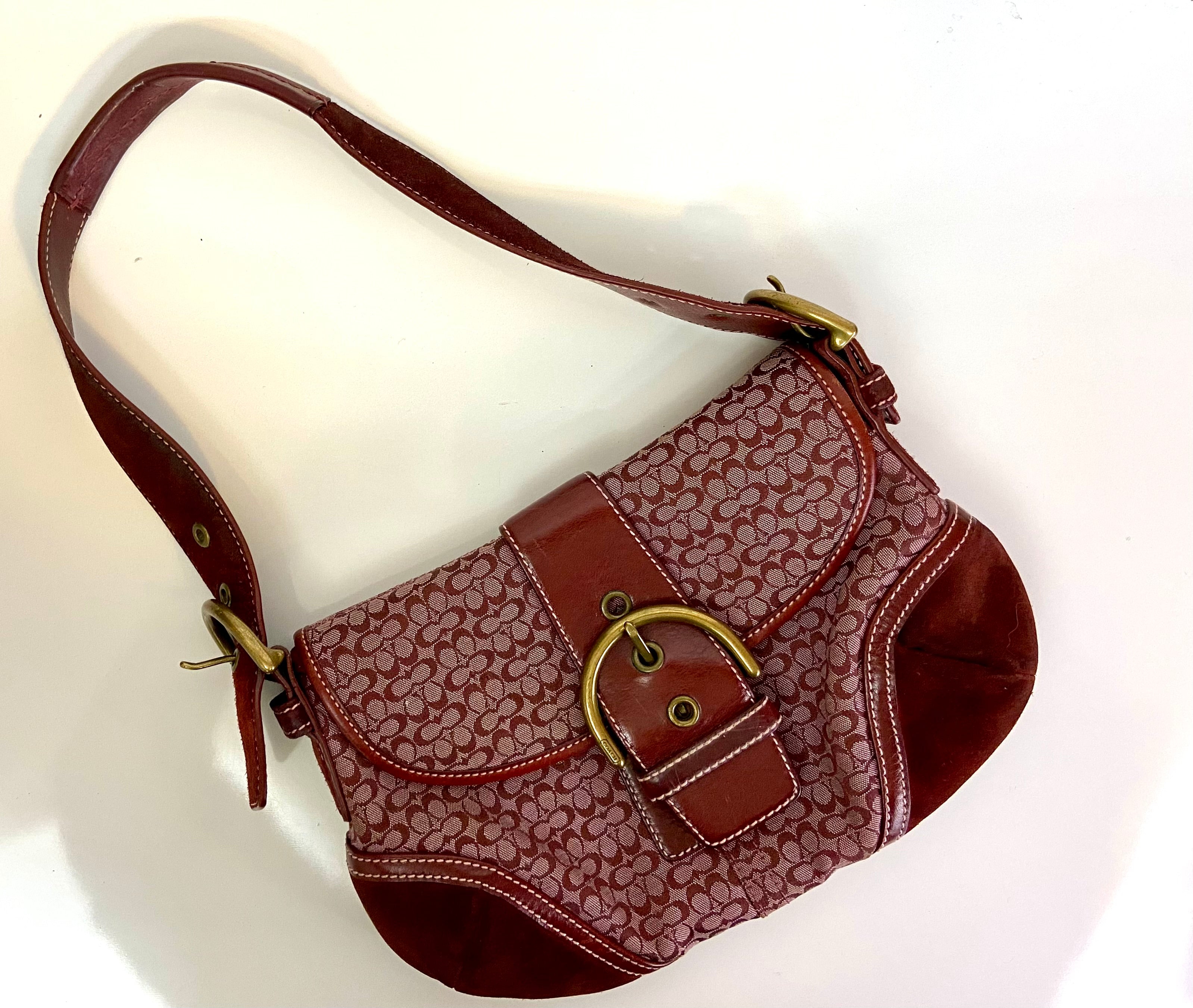 burgundy coach backpack Coach Burgundy Purse