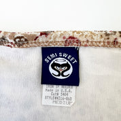 90s Lacy Floral Skirt (S)