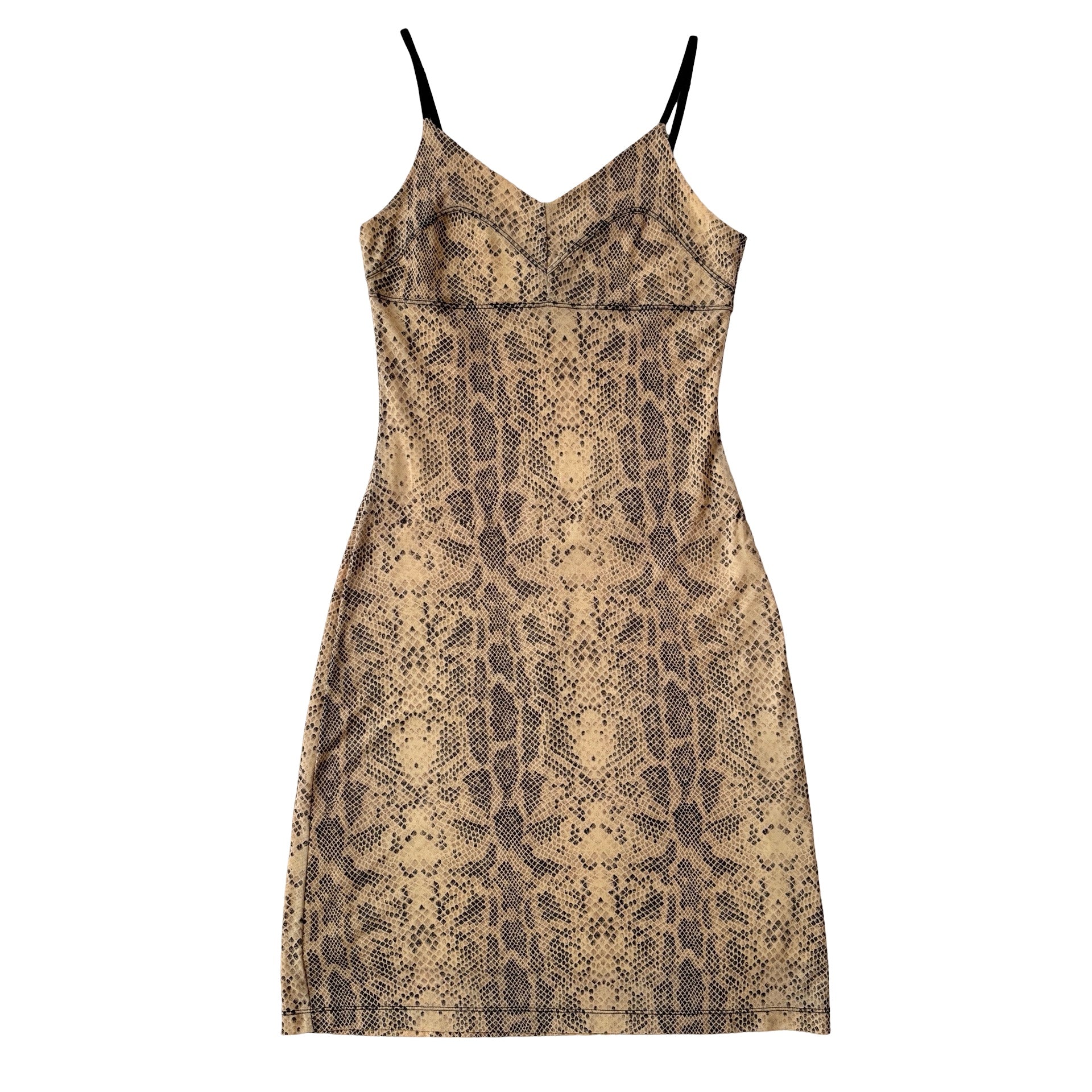 90s Guess Snake Print Dress (S/M) Holy Thrift 90s Guess Snake Print Dress (S/M) Holy Thrift