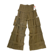 Vintage Khaki Lattice Criminal Damage Cargo Pants (XS)
