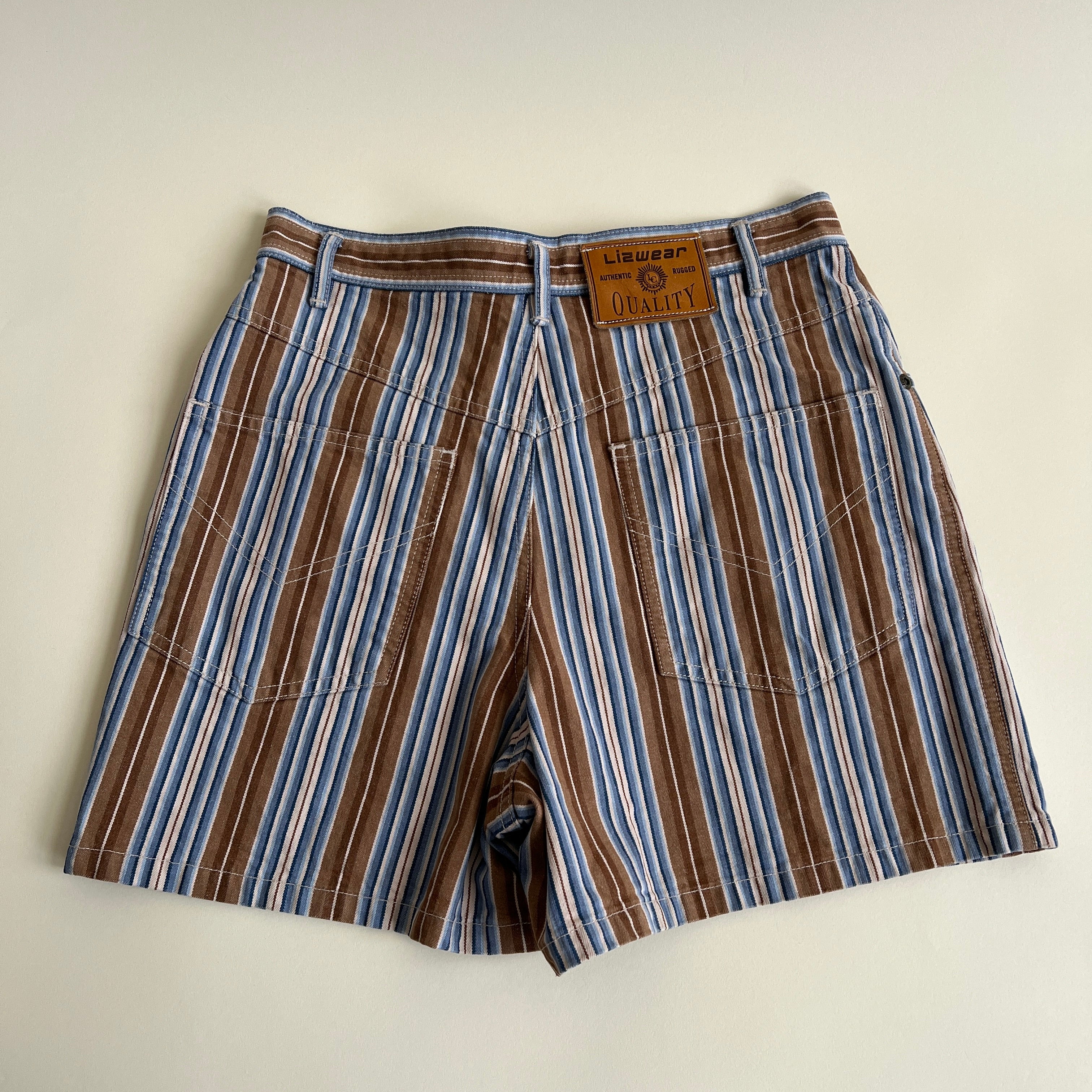 00s brown stripe short (M)