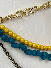 Fun colors layered belt