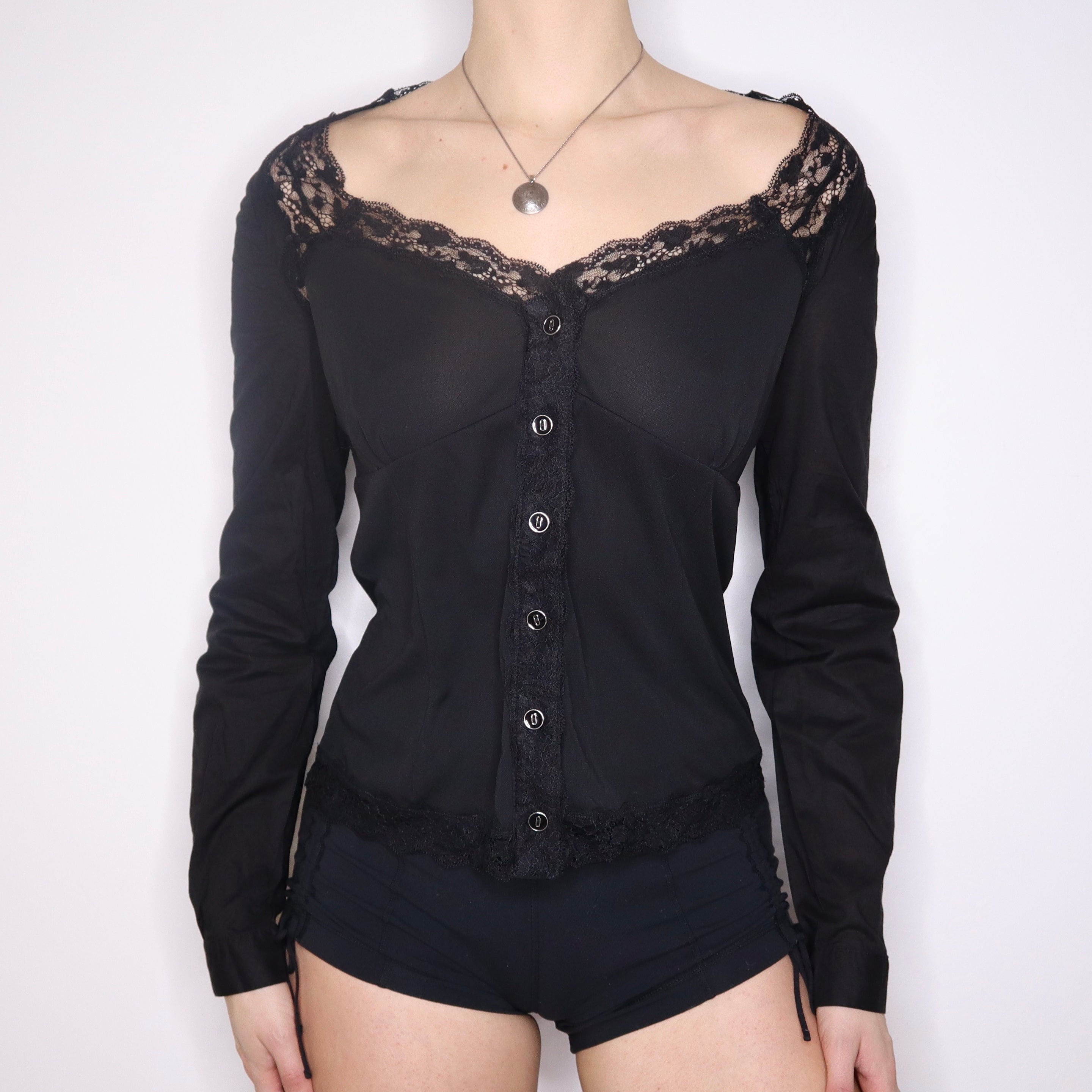 DOLCE & GABBANA Black Blouse (M)