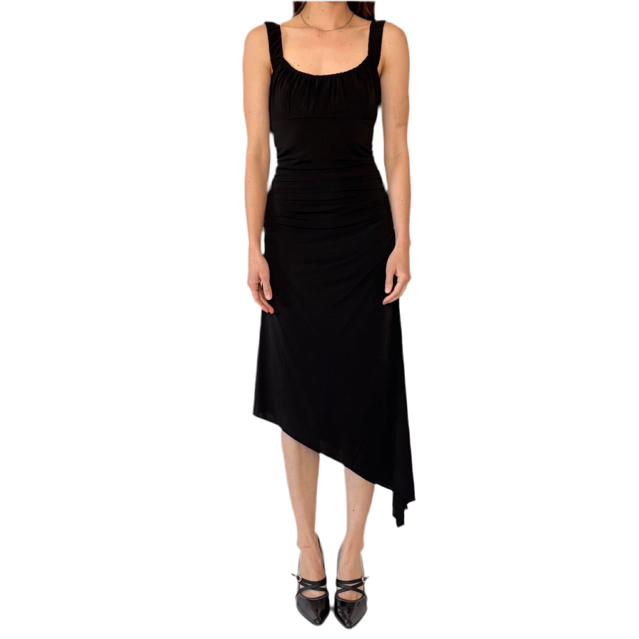BCBG 2000s Noir Dress (M) Holy Thrift BCBG 2000s Noir Dress (M) Holy Thrift