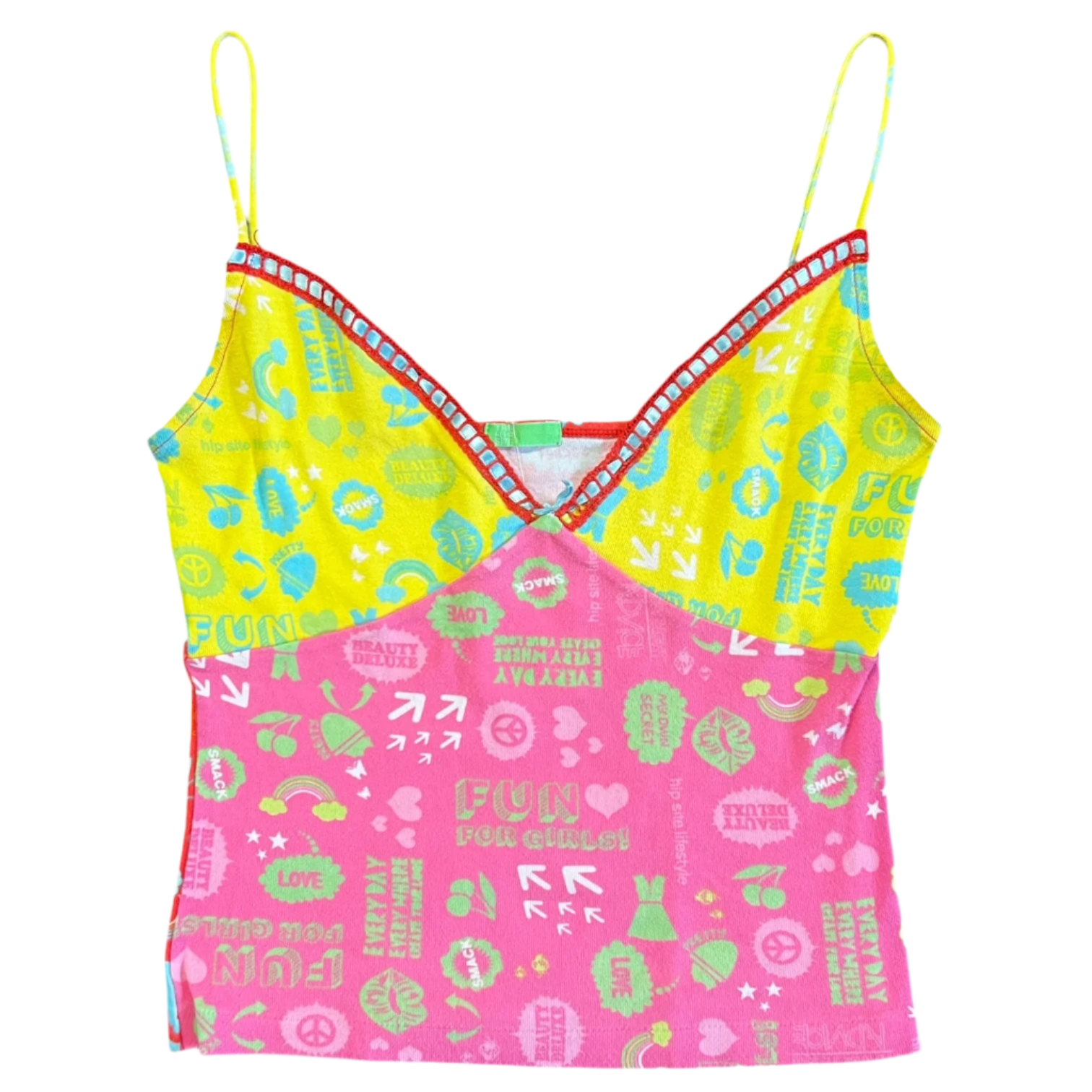 Neon Symbol Collage Tank (XS)