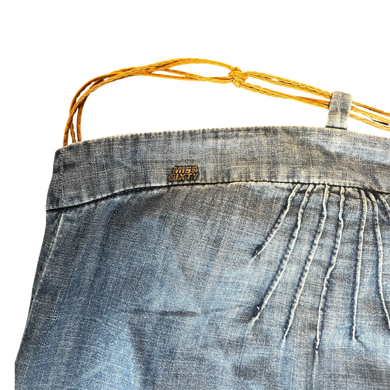 Miss Sixty Tied Denim Halter (S)