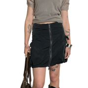 Vintage Utility Grunge Bubble Skirt (S)