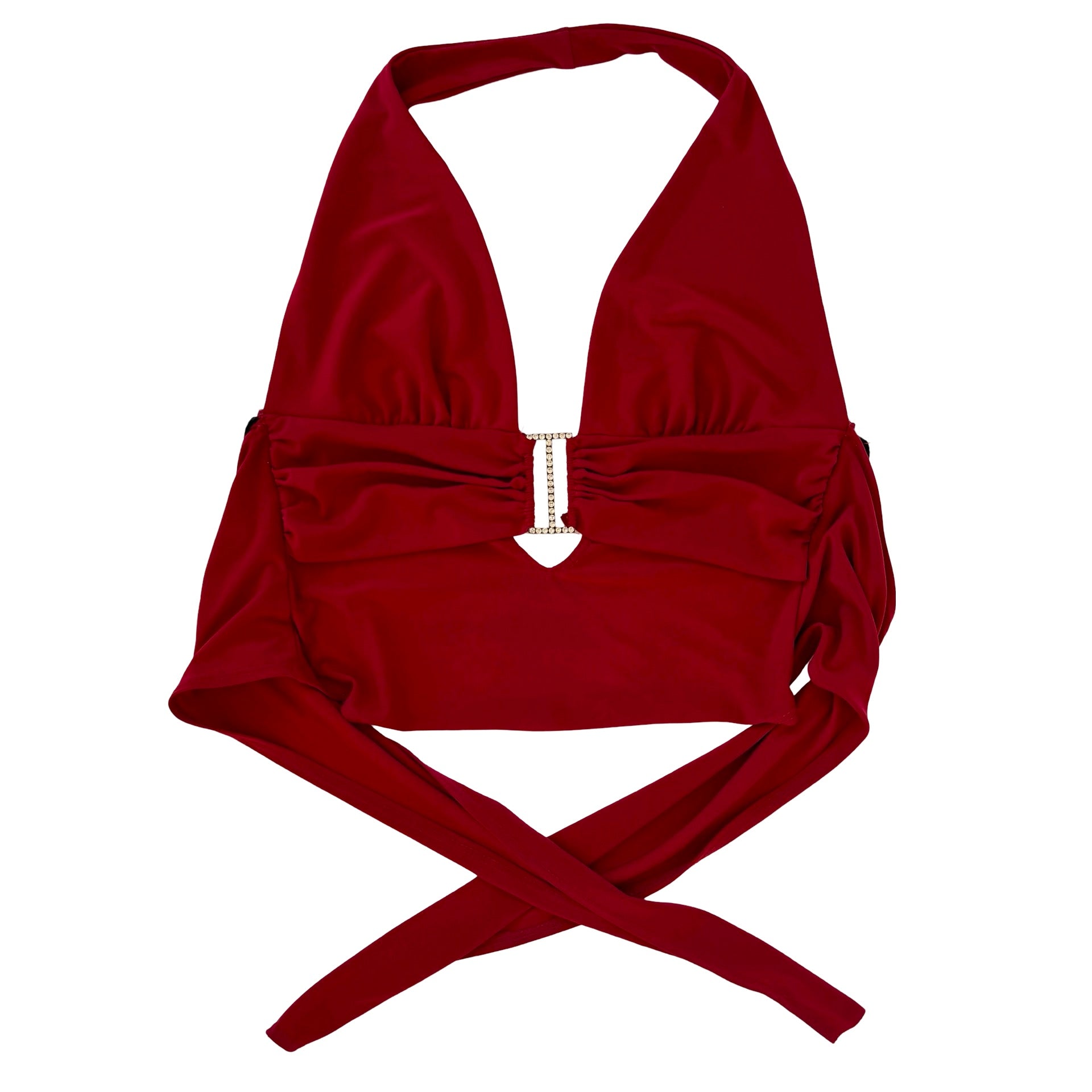 Y2K Cherry Halter (XS/S)