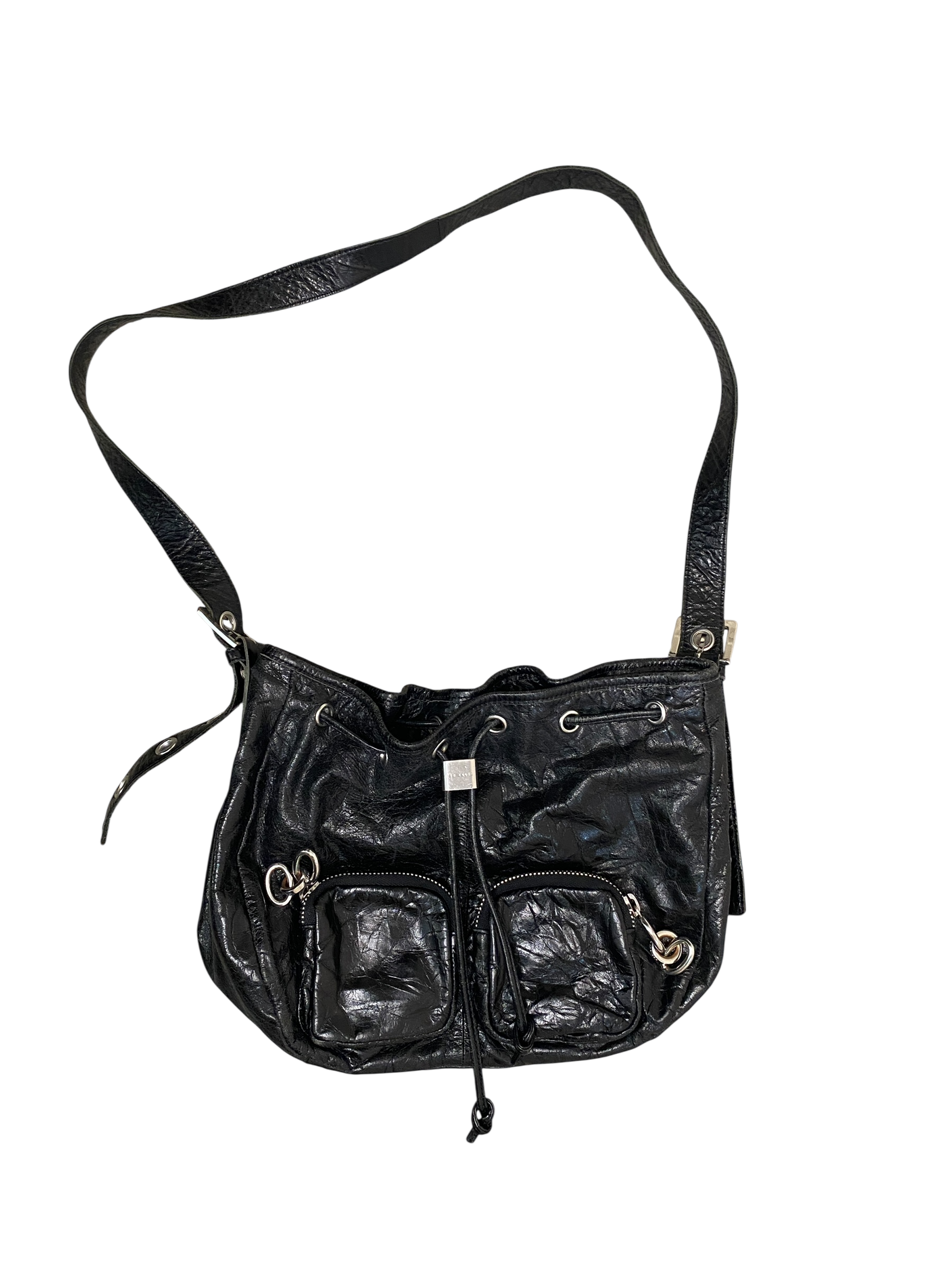 Vintage】ビーズ刺繍バッグ Beaded Bag 黒 鶴柄 パーティー