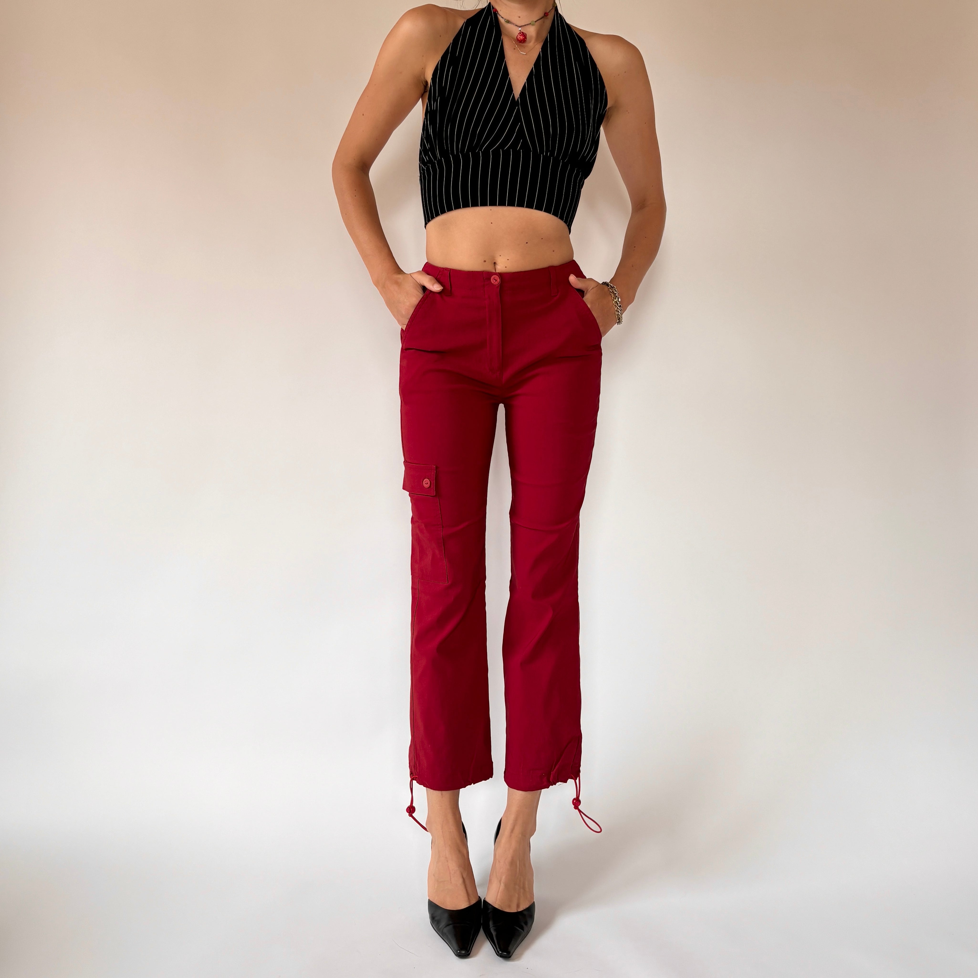 Y2K Cherry Cargos (XS)