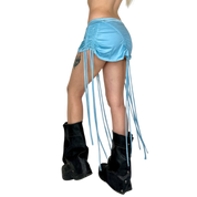 Swarovski Scrunch Butterfly Miniskirt (XS)