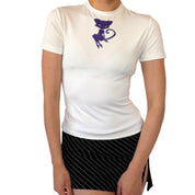 90s Feline Fatale Tee (XS)