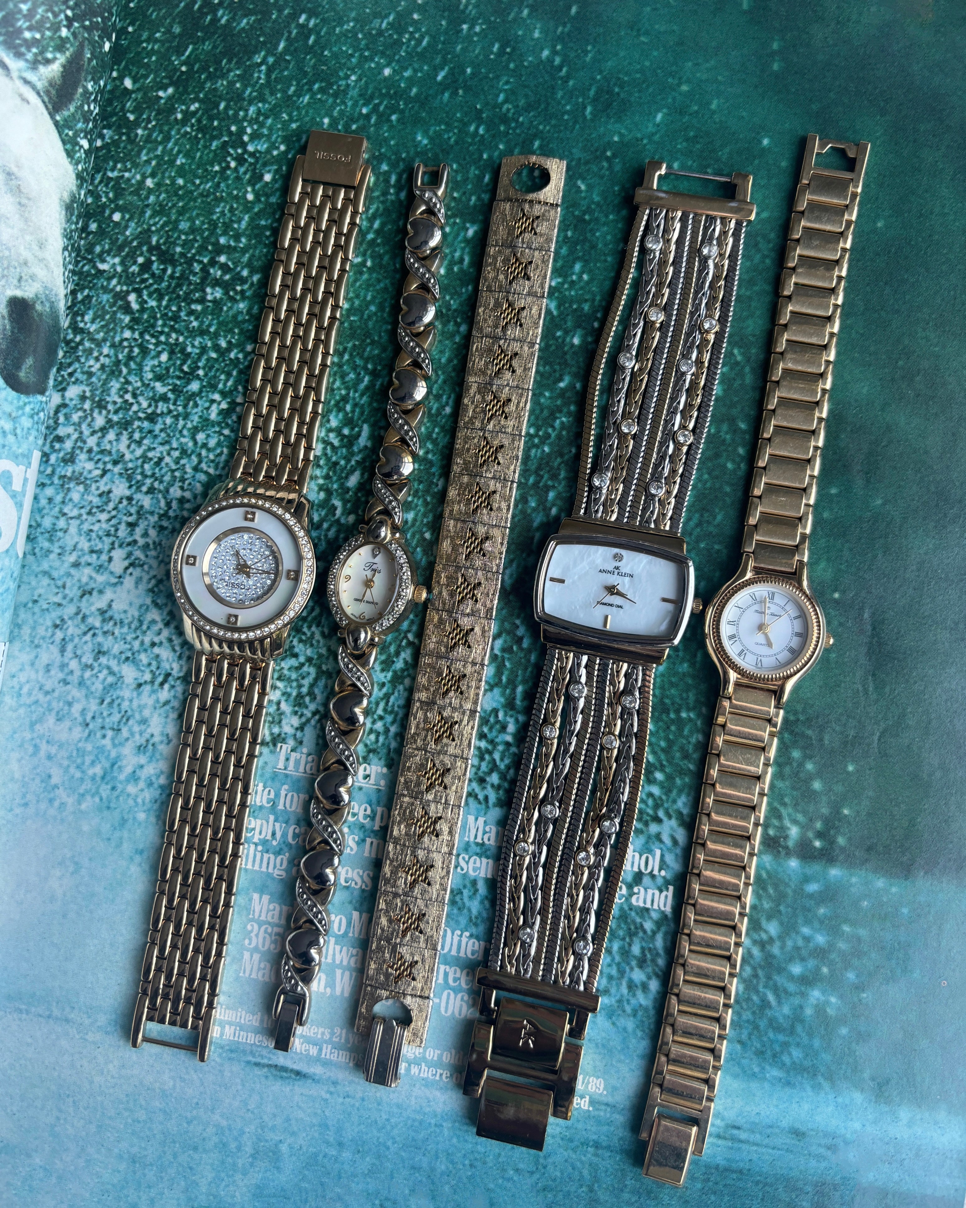 Classic Vintage Gold Cocktail Watch