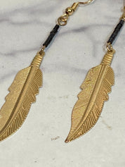 Feather earrings