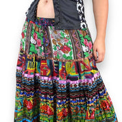 Vintage Bohemian Maxi Skirt (L)