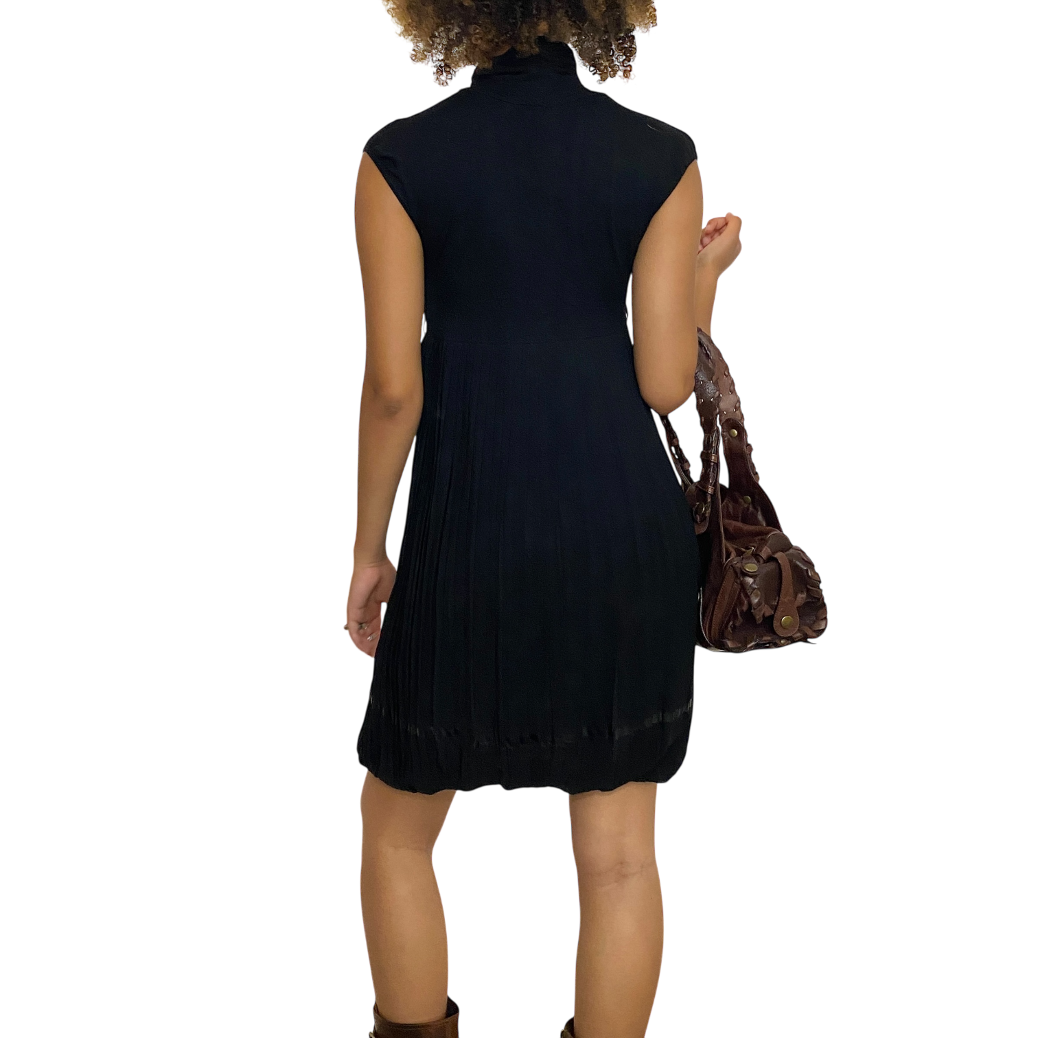 Vintage Cop Copine Pleated Dress (S)