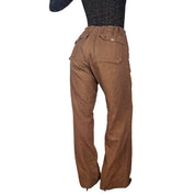 Vintage Guess Brown Linen Cargo Pants (L)